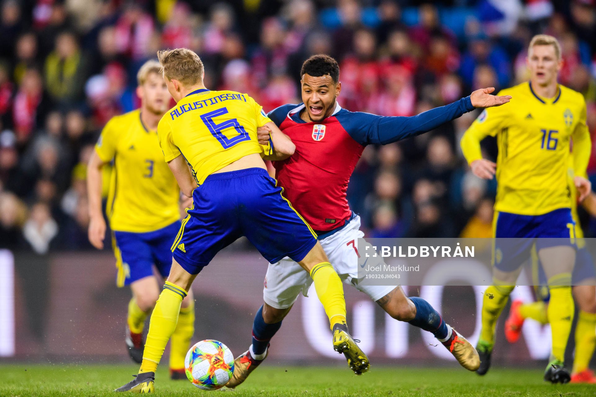 Ludwig Augustinsson of Sweden and Joshua King of Norway