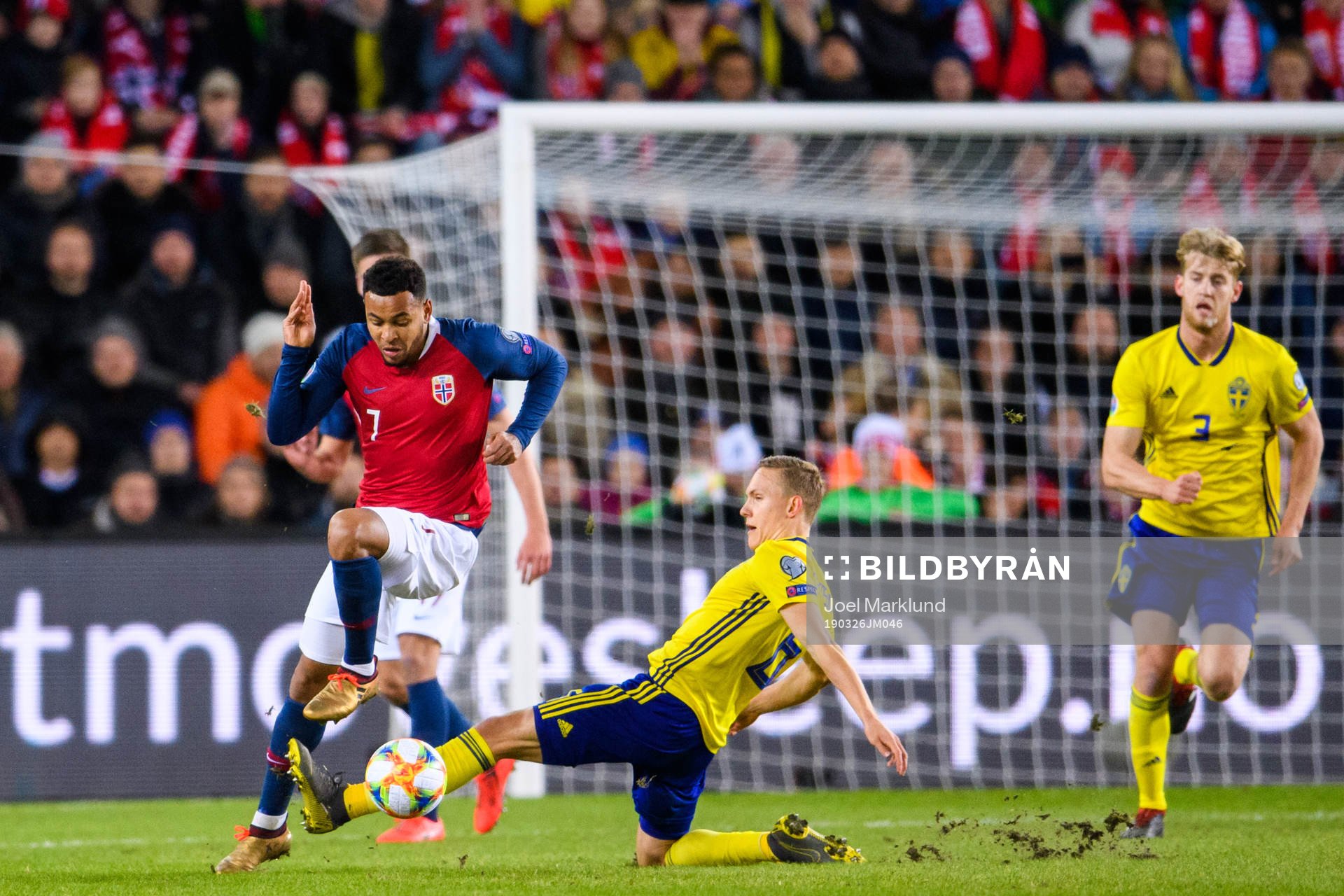 Joshua King of Norway and Ludwig Augustinsson of Sweden