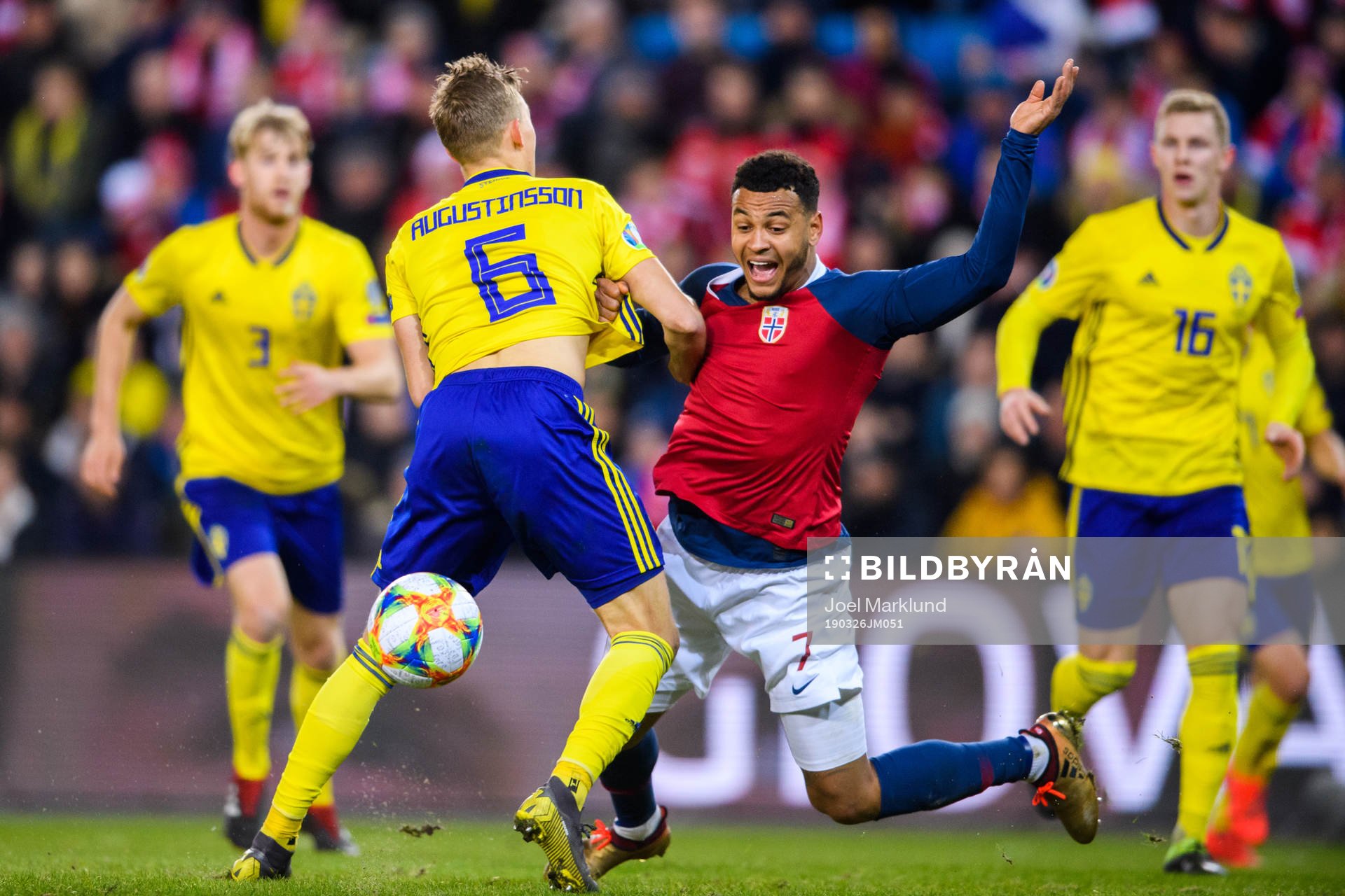 Ludwig Augustinsson of Sweden and Joshua King of Norway