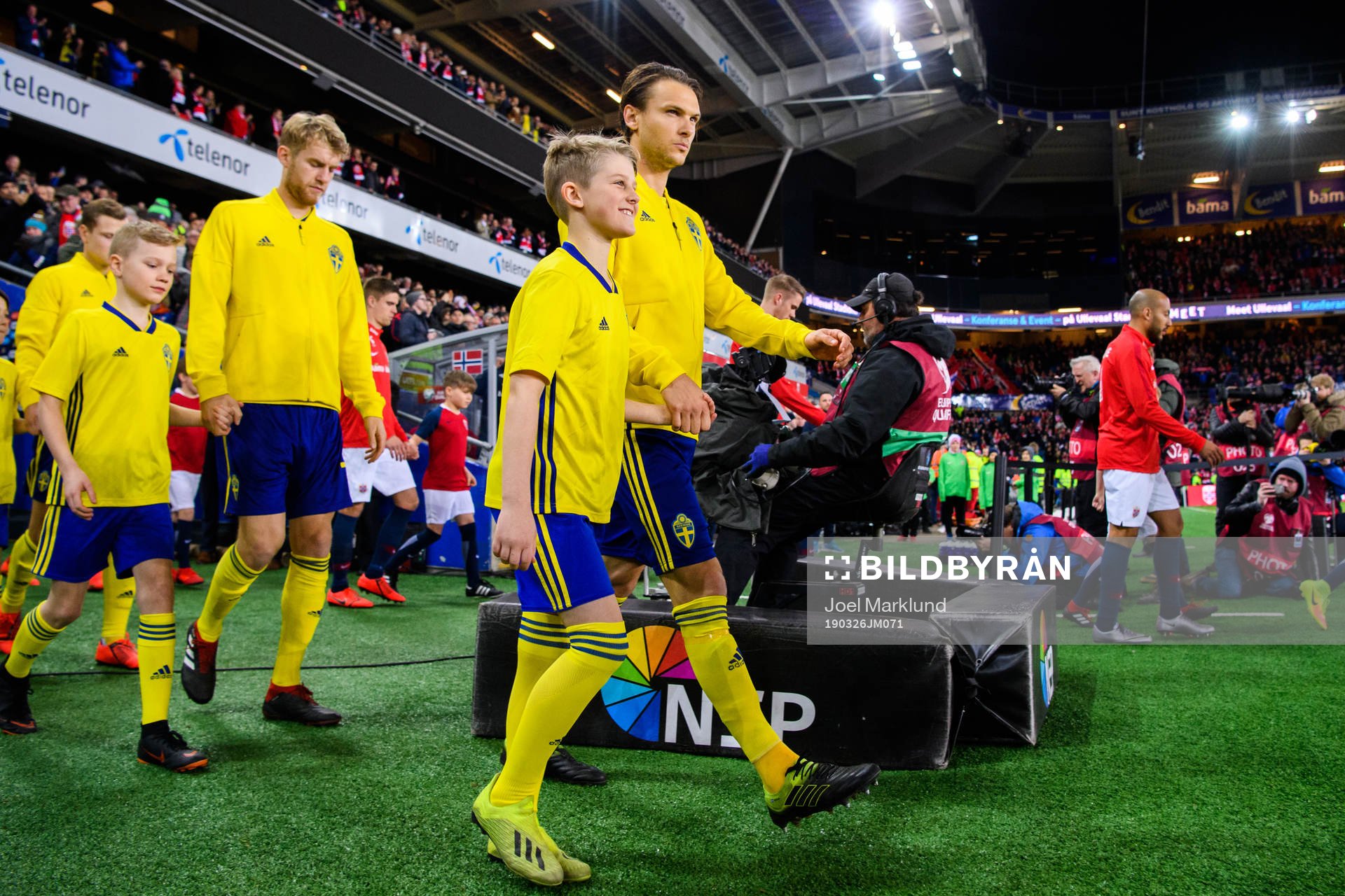 Albin Ekdal of Sweden prior to the UEFA Euro qualifier
