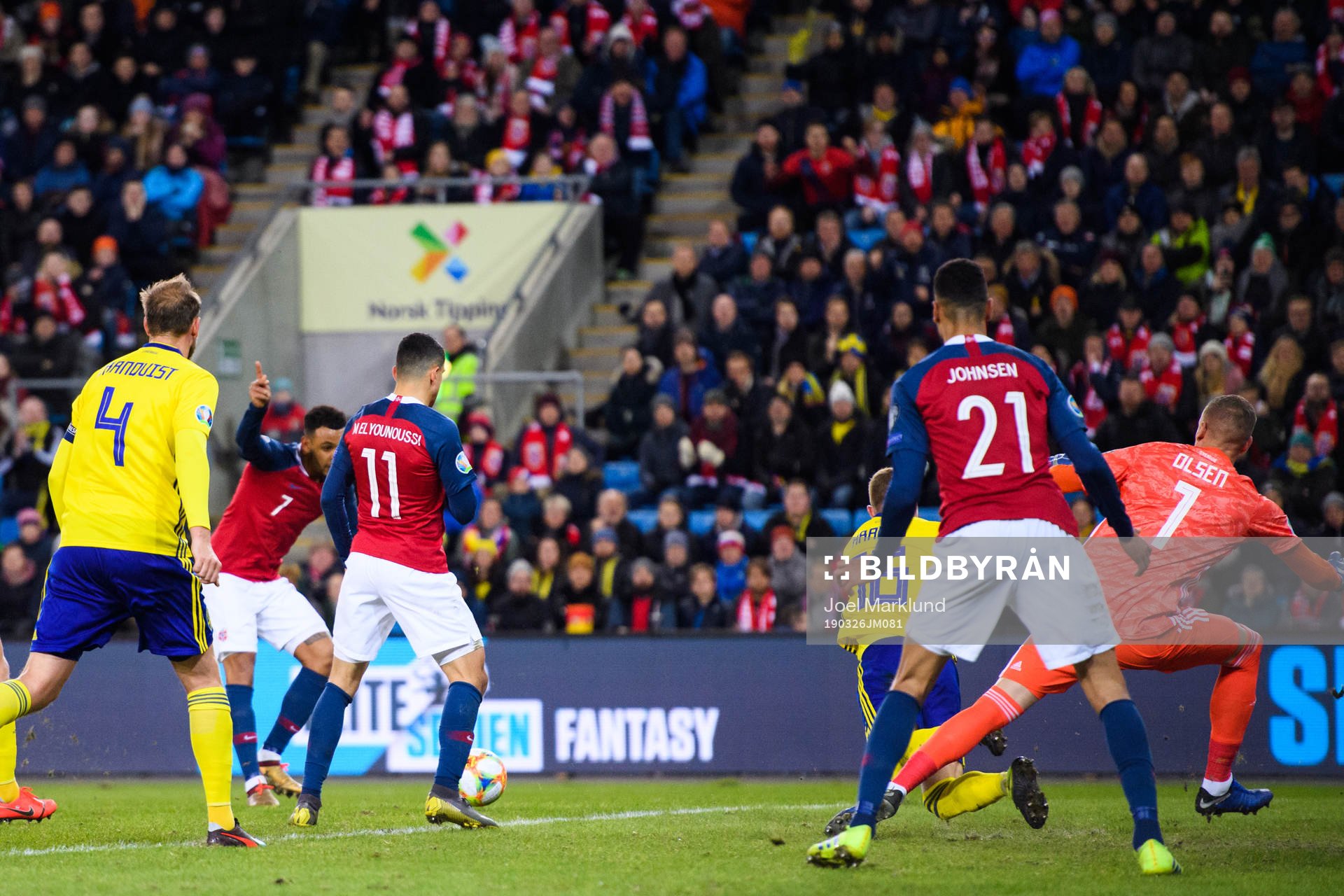 Joshua King plays up to Joshua King of Norway that scores