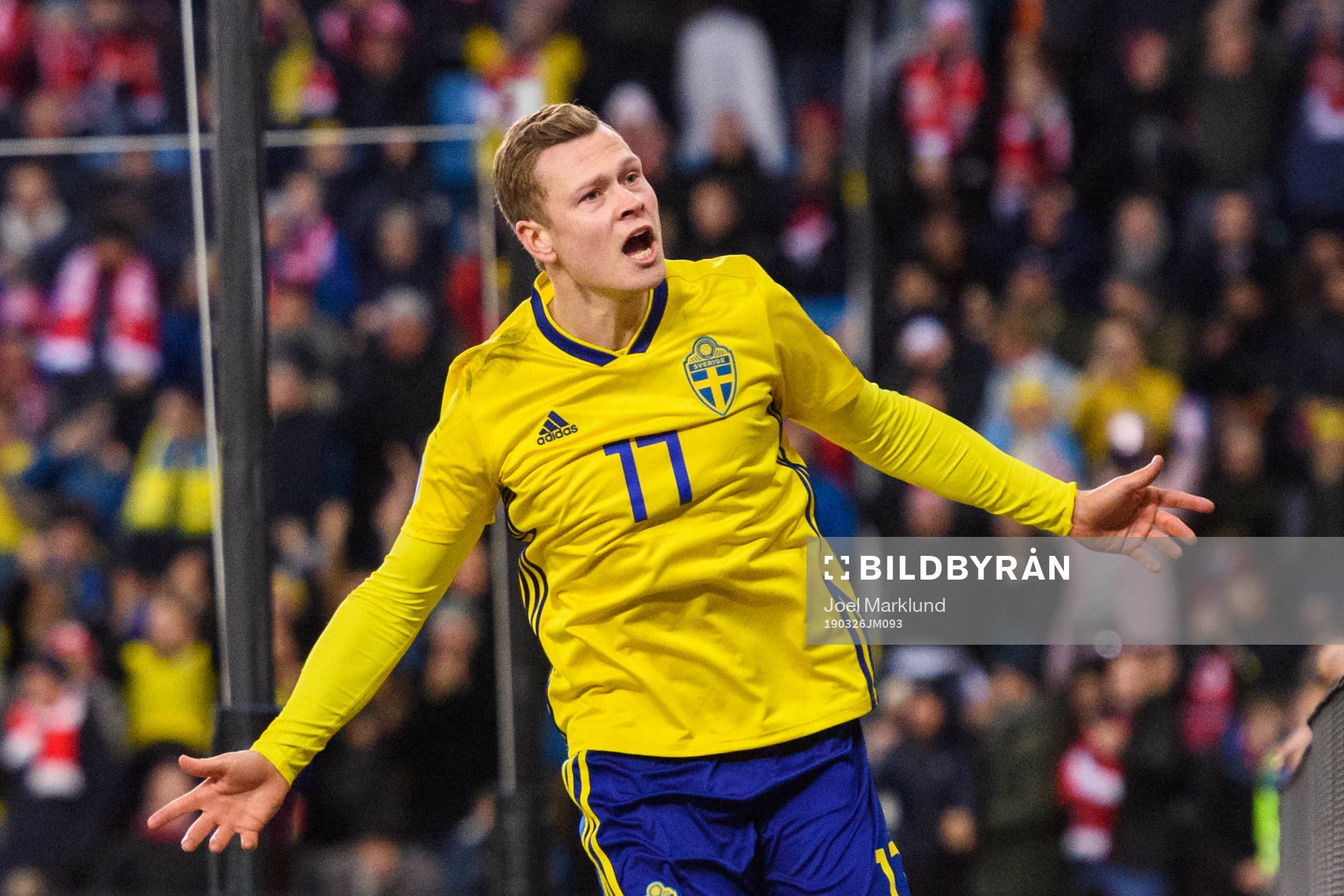 Viktor Claesson of Sweden celebrates
