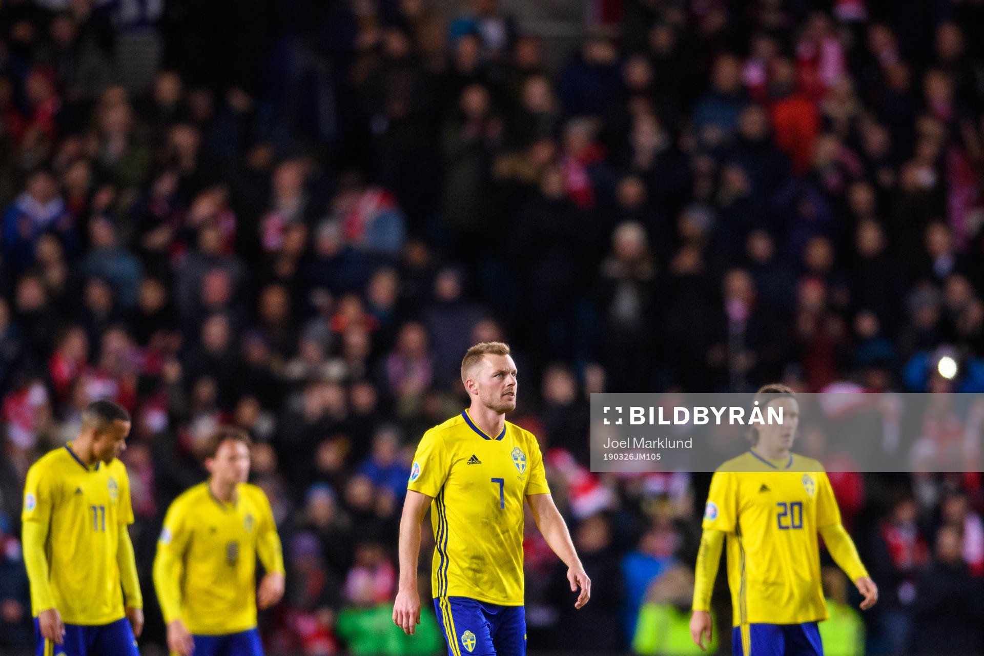 Sebastian Larsson of Sweden looks dejected