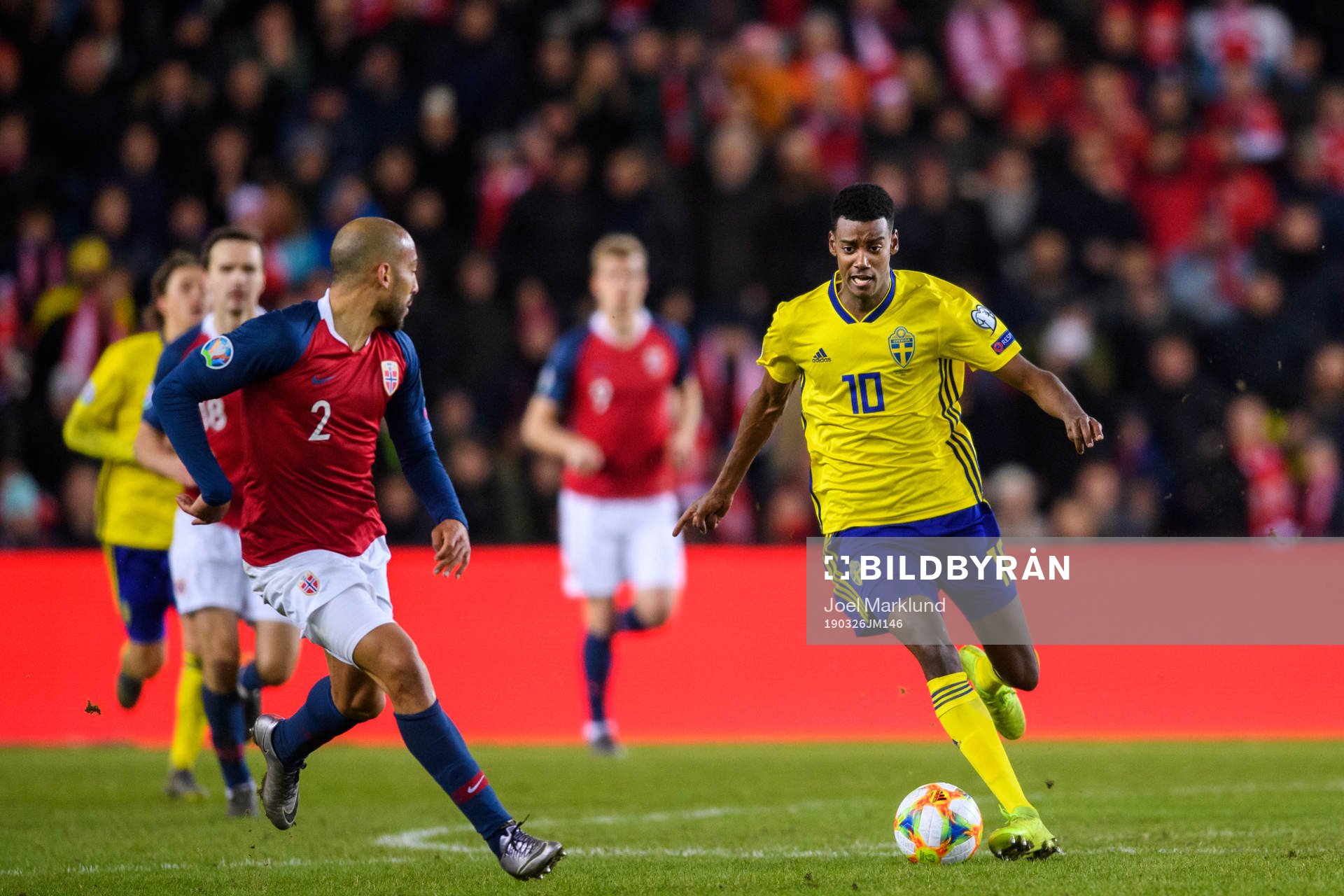 Alexander Isak of Sweden