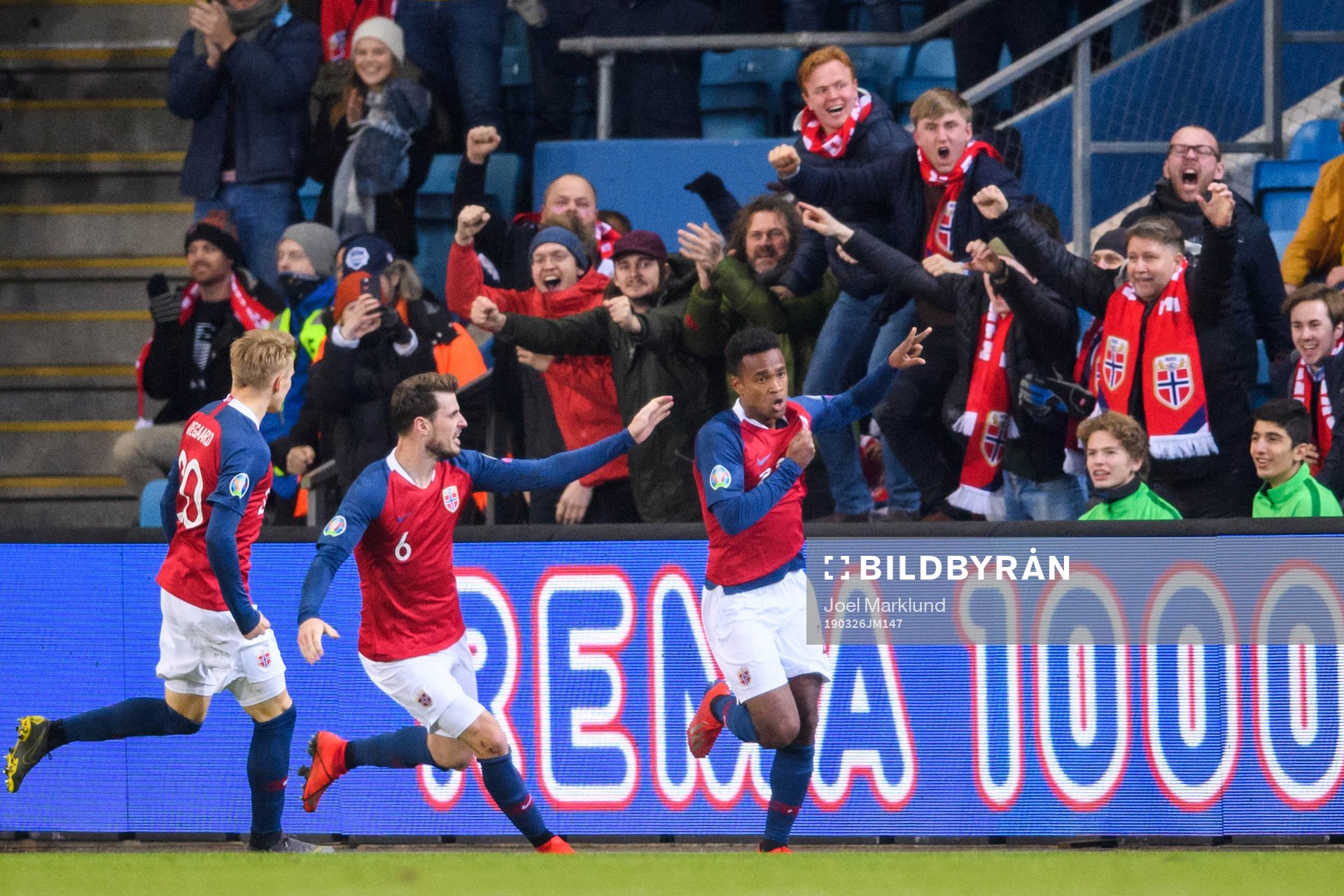 Ola Kamara of Norway celebrates