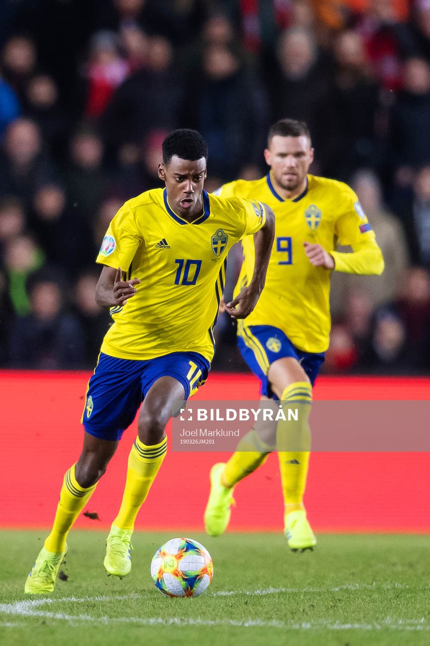 Alexander Isak of Sweden