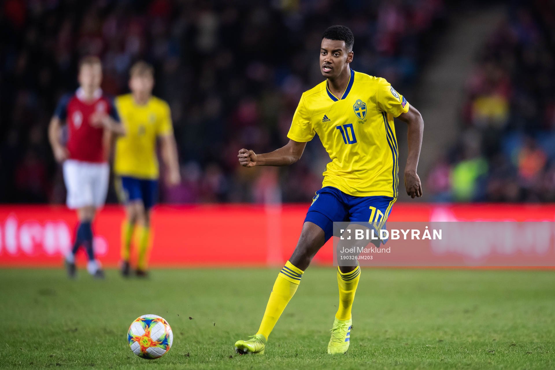 Alexander Isak of Sweden