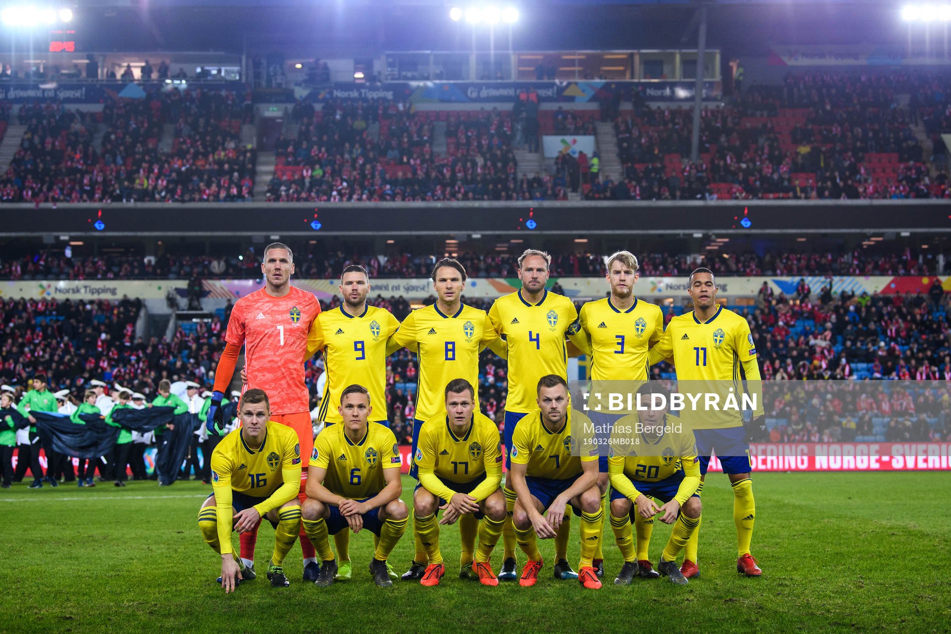 Starting eleven of Team Sweden