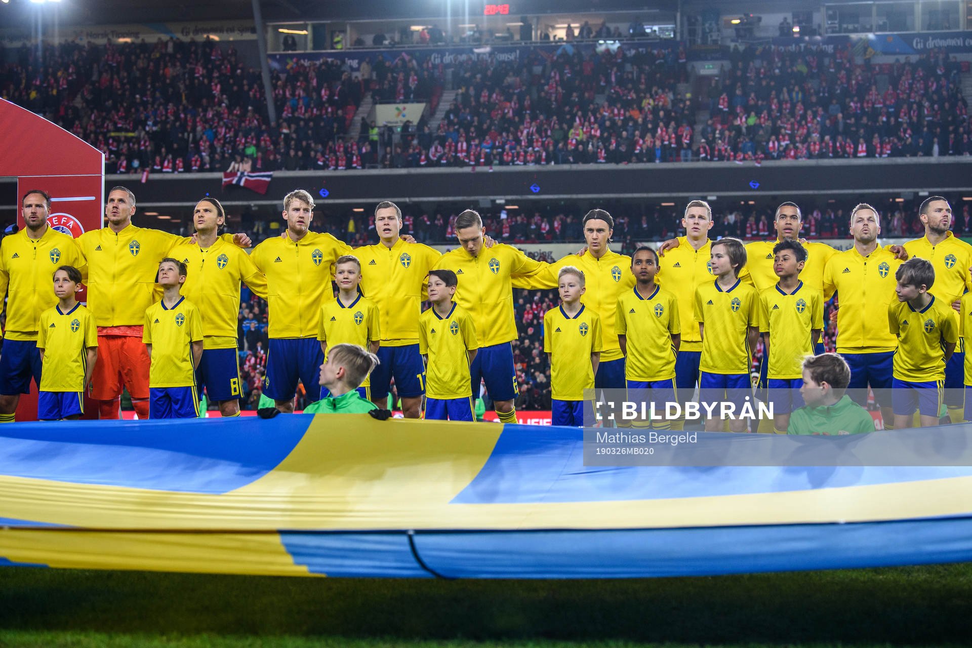 Starting eleven of Team Sweden