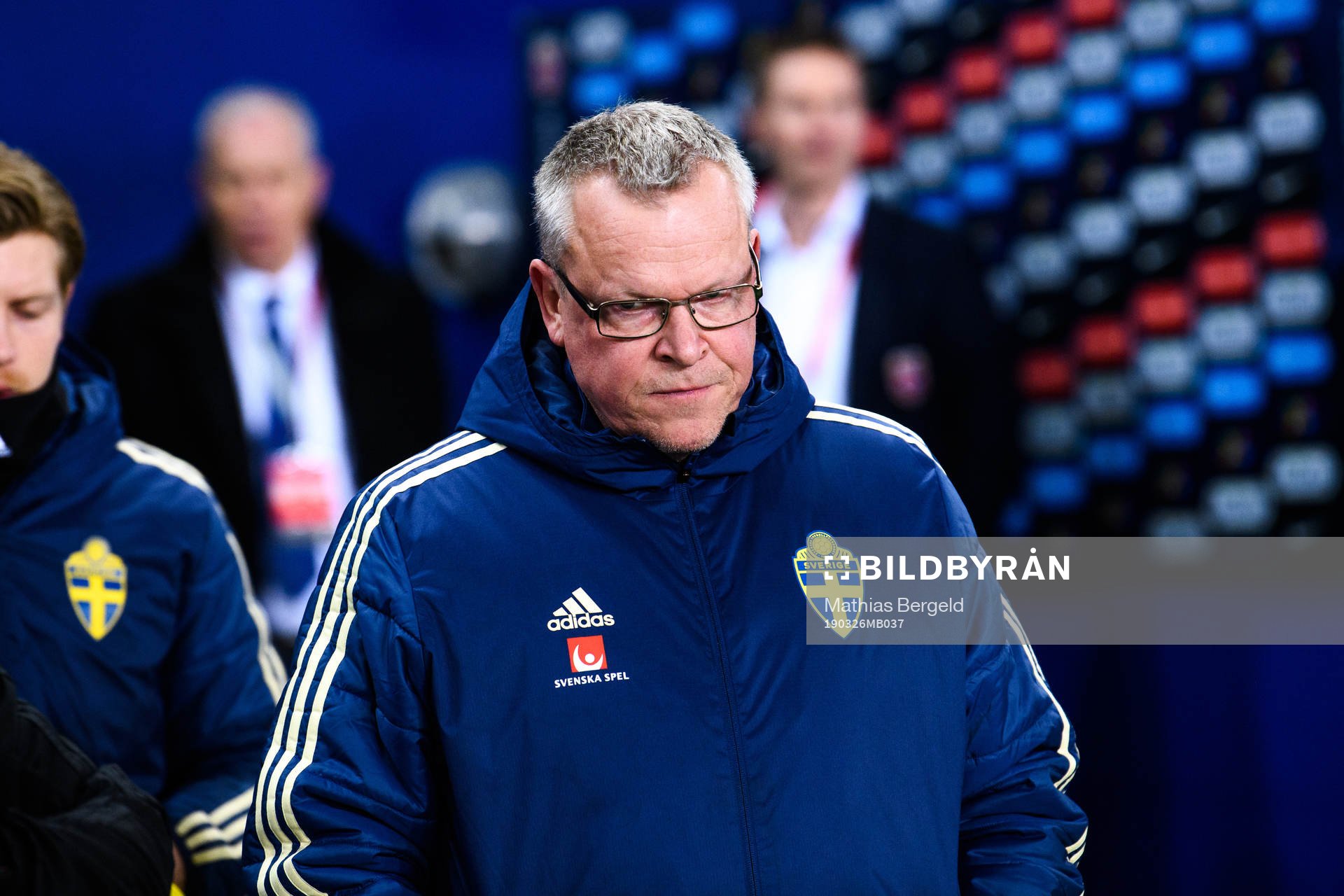 head coach Janne Andersson of Sweden ahead  the UEFA Euro