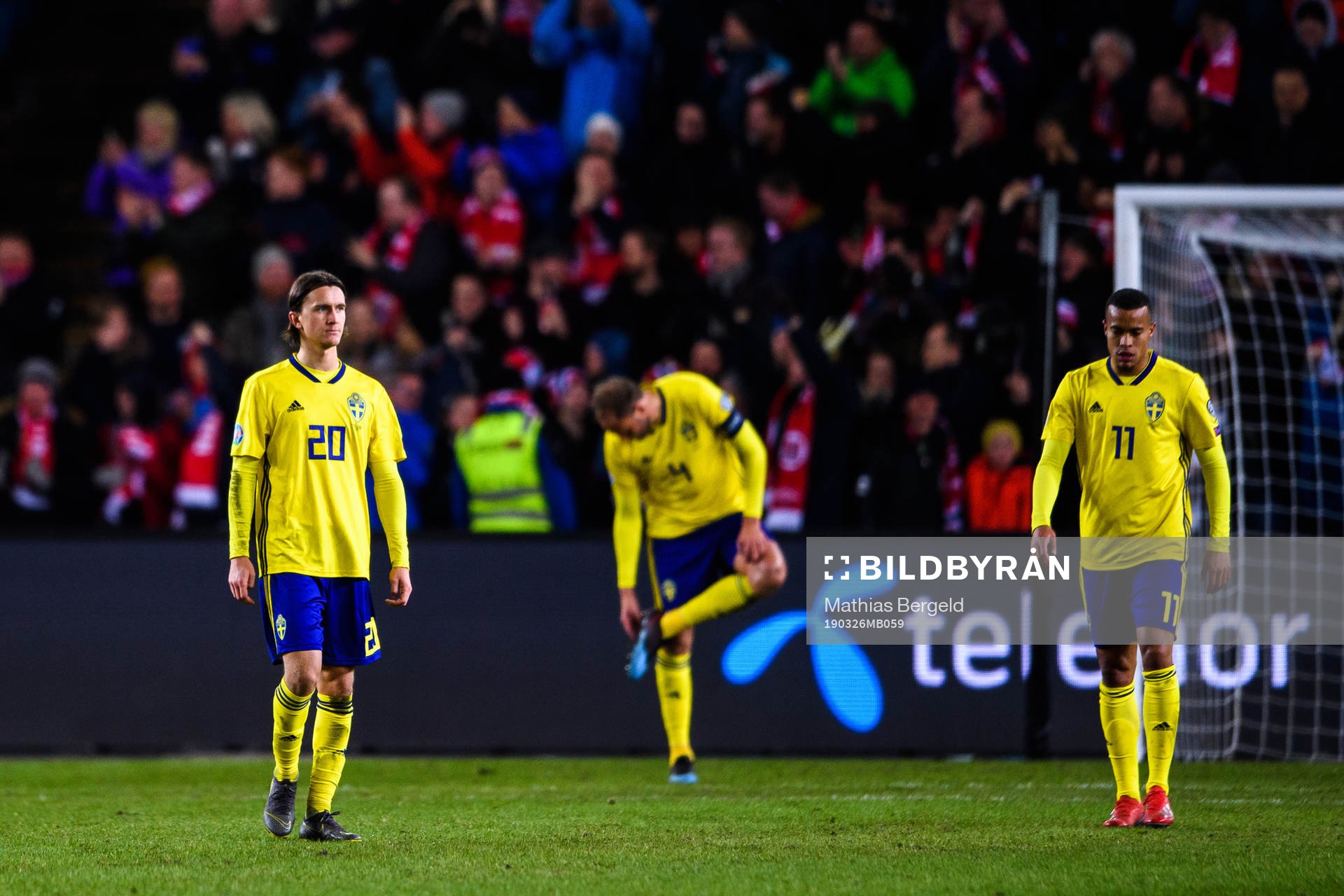 Kristoffer Olsson , Andreas Granqvist and Robin Quaison of