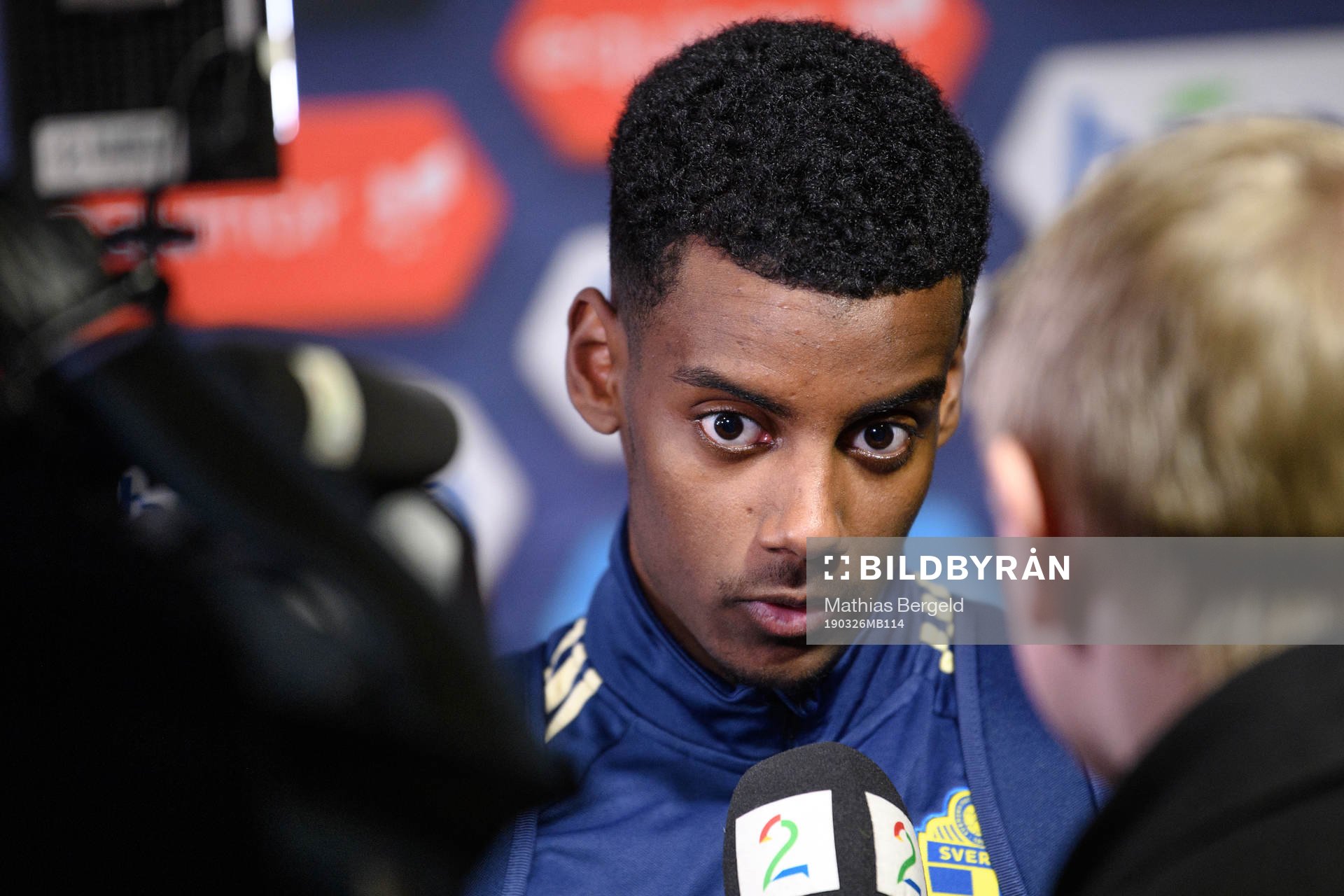 Alexander Isak  of Sweden
