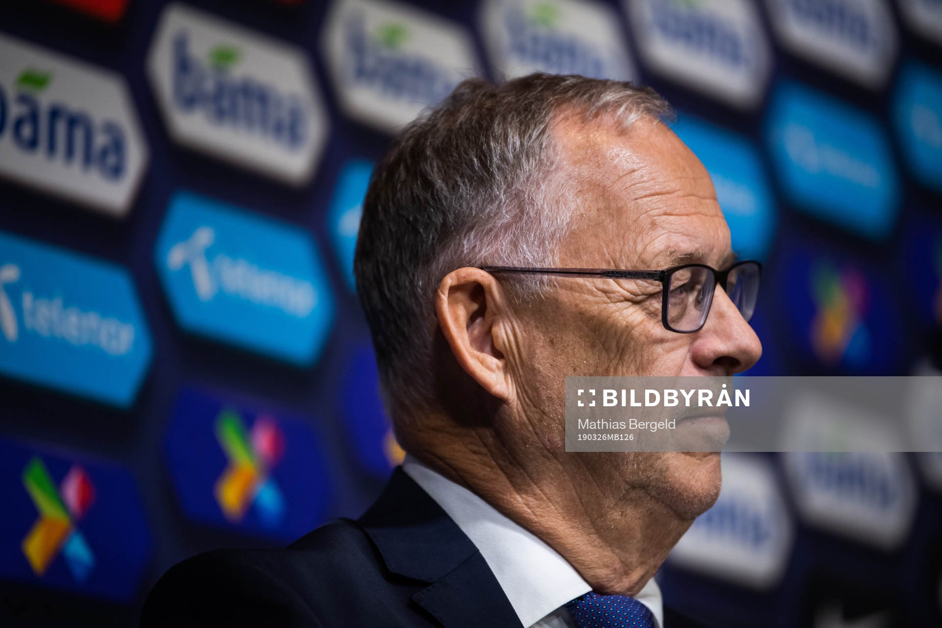 Lars Lagerbäck, head coach of Norway