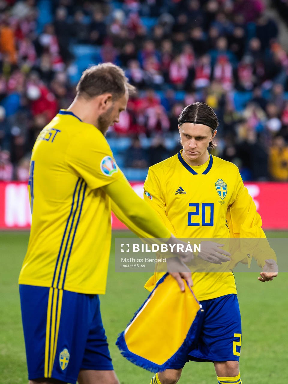 Andreas Granqvist and Kristoffer Olsson of Sweden