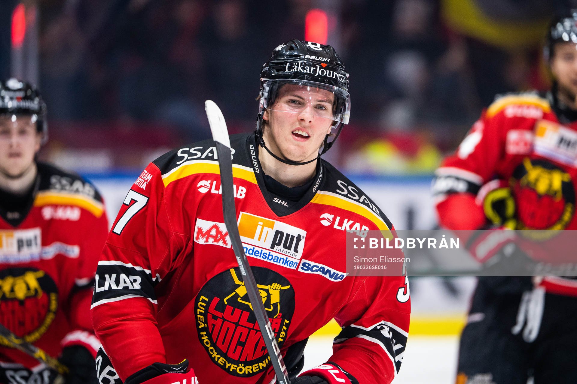 Luleås Isac Lundeström jublar