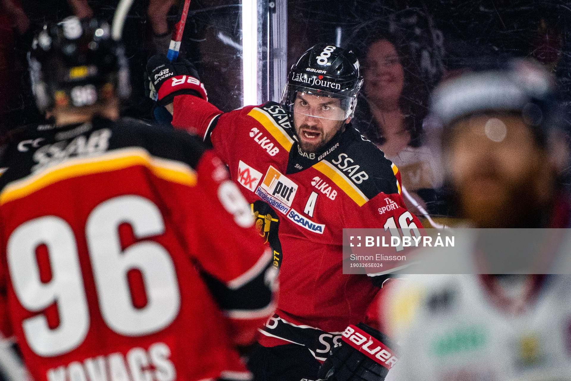 Luleås Niklas Olausson jublar