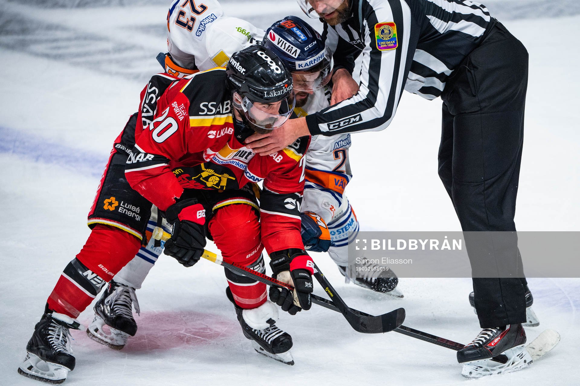 Luleås Jack Connolly och Växjös Roman Horak