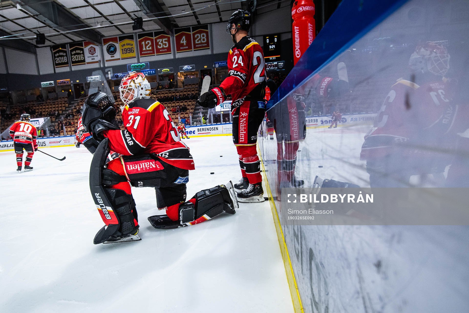 Luleås målvakt Niklas Rubin