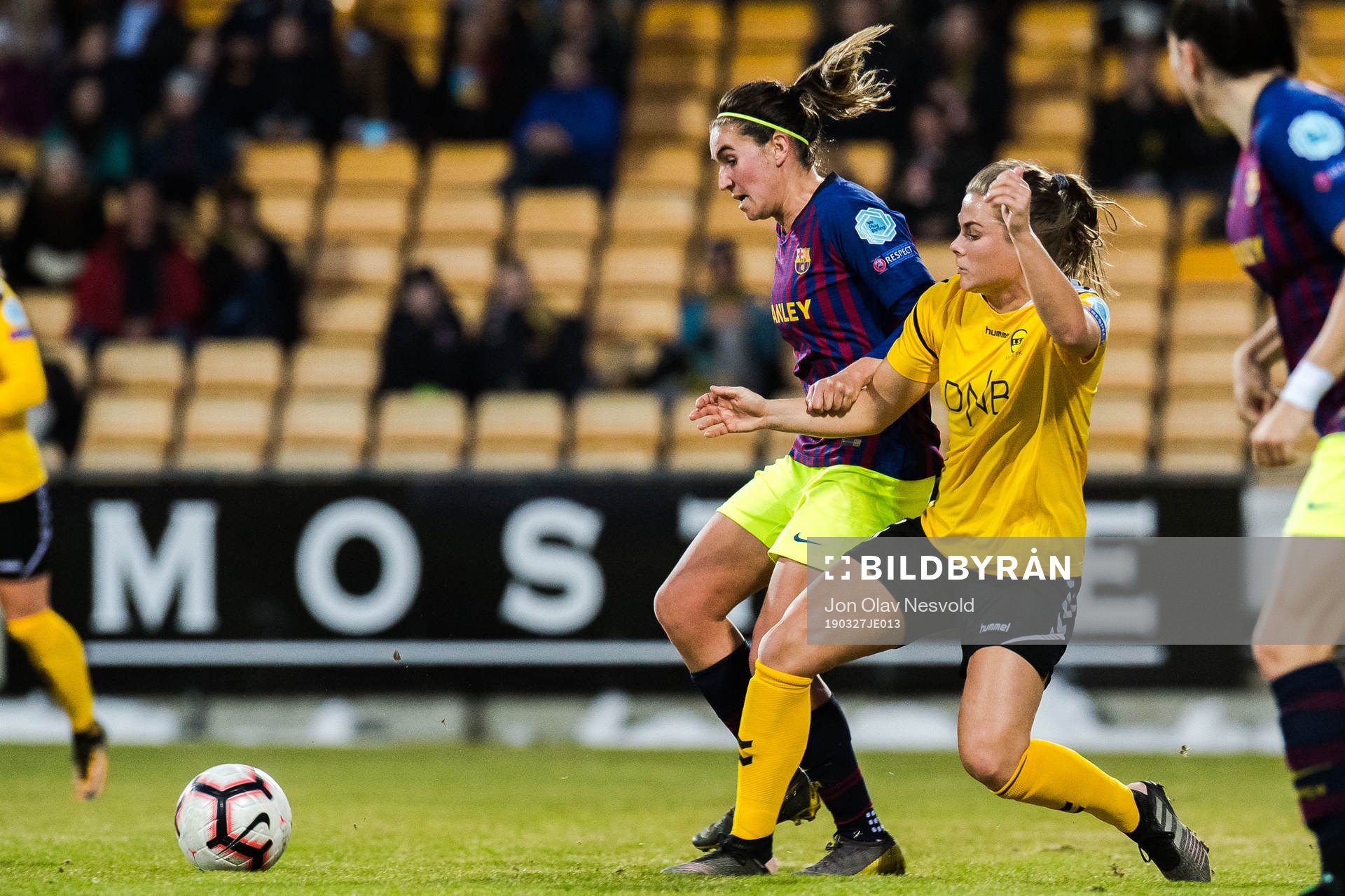 Mariona of Barcelona and Emilie Bosshard Haavi of LSK