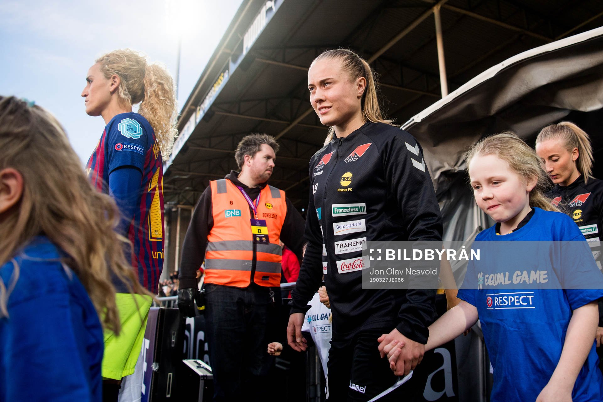 Sarah Alexandra Lilleberg Suphellen of LSK Kvinner enters