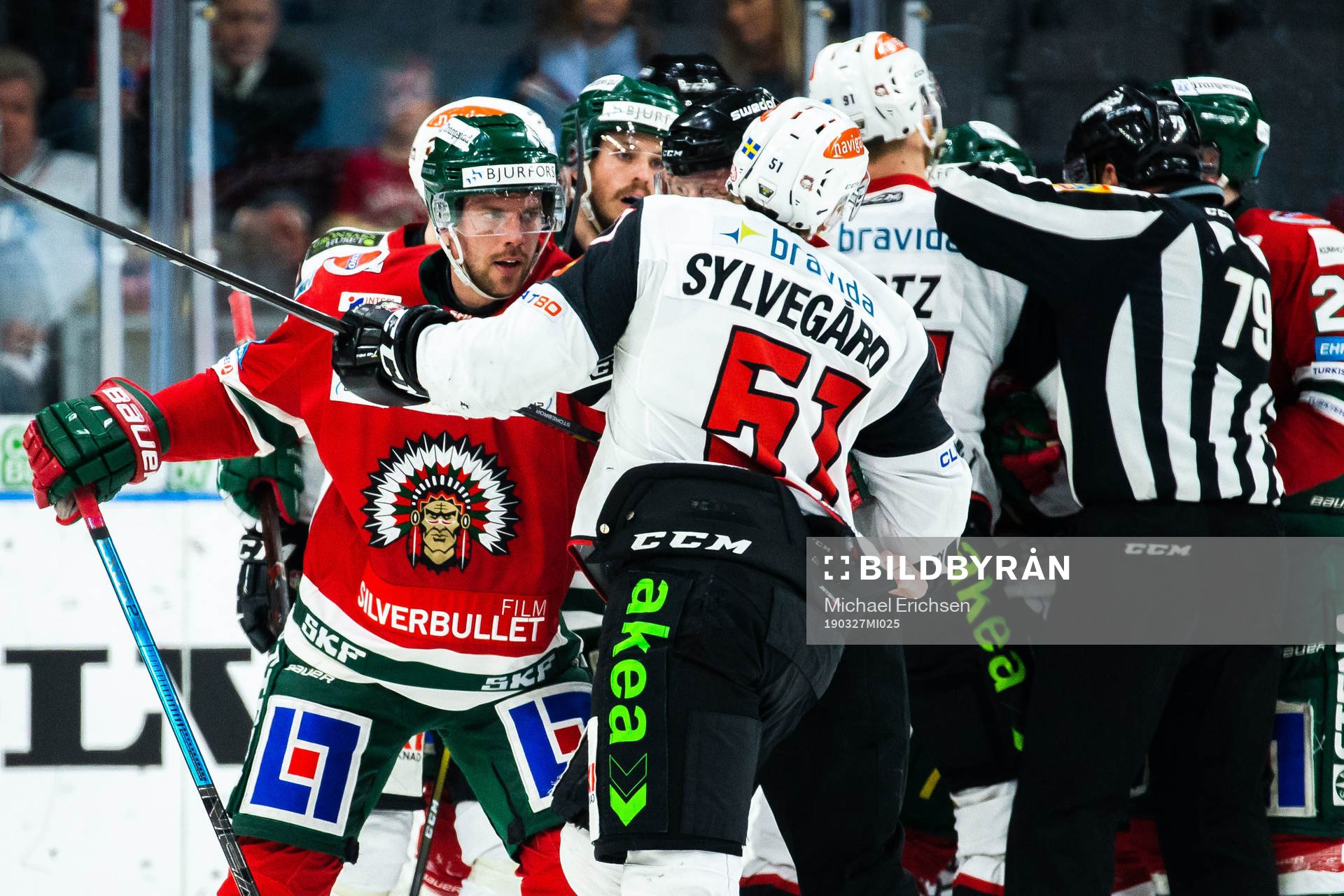 Frölundas Anders Grönlund i bråk med Malmö Redhawks