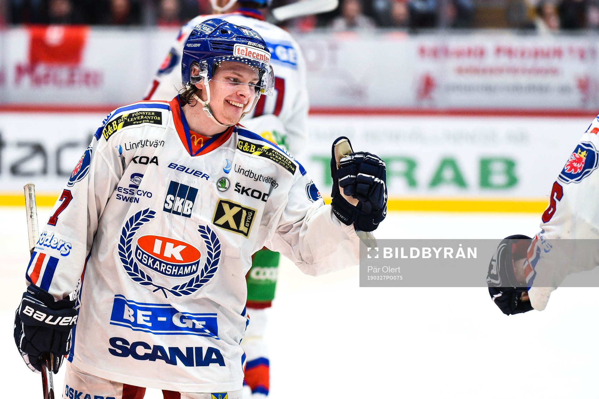 Oskarshamns Isak Pantzare jublar