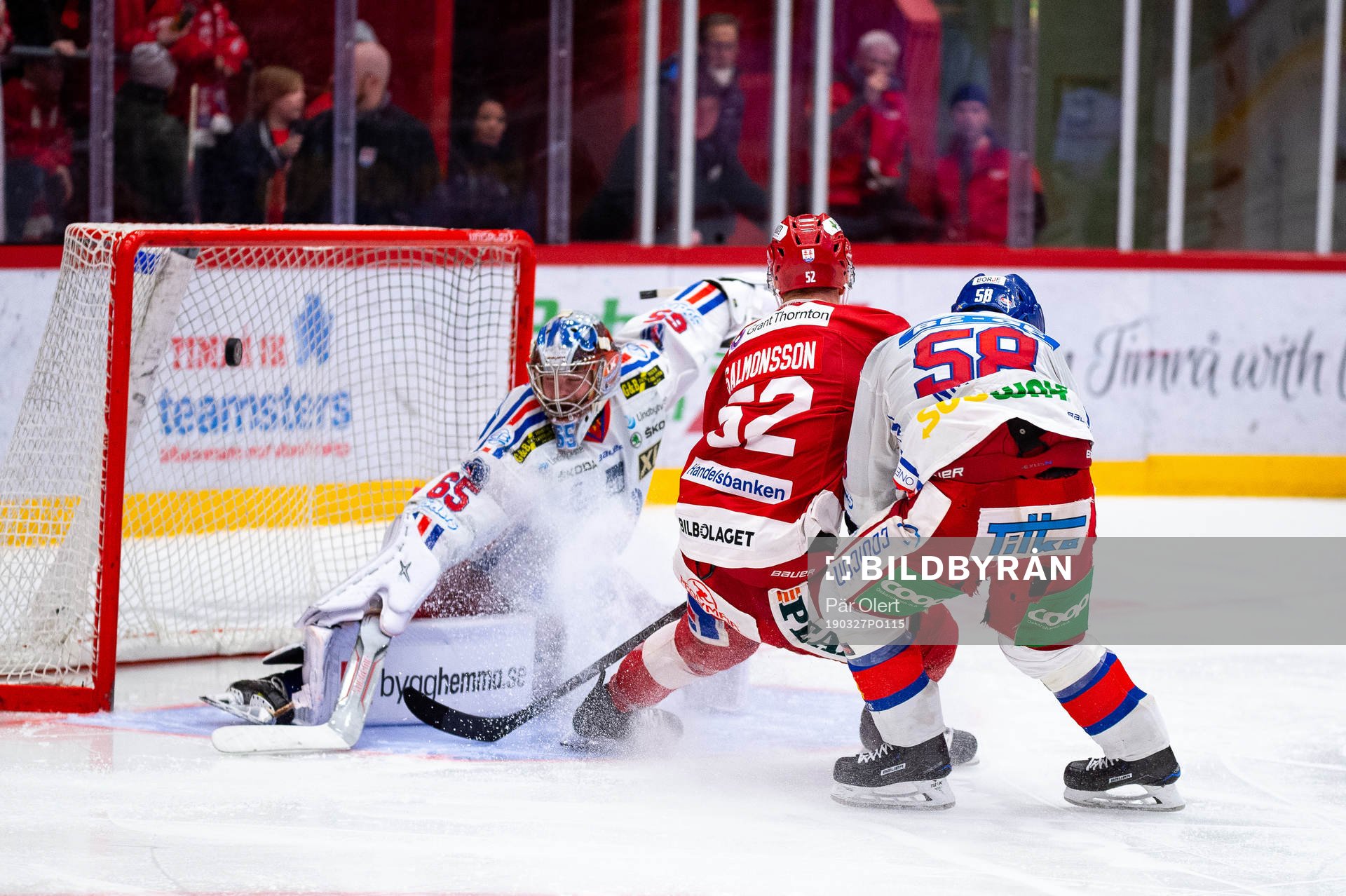 Timrås Johannes Salmonsson gör det matchavgörande 5-4