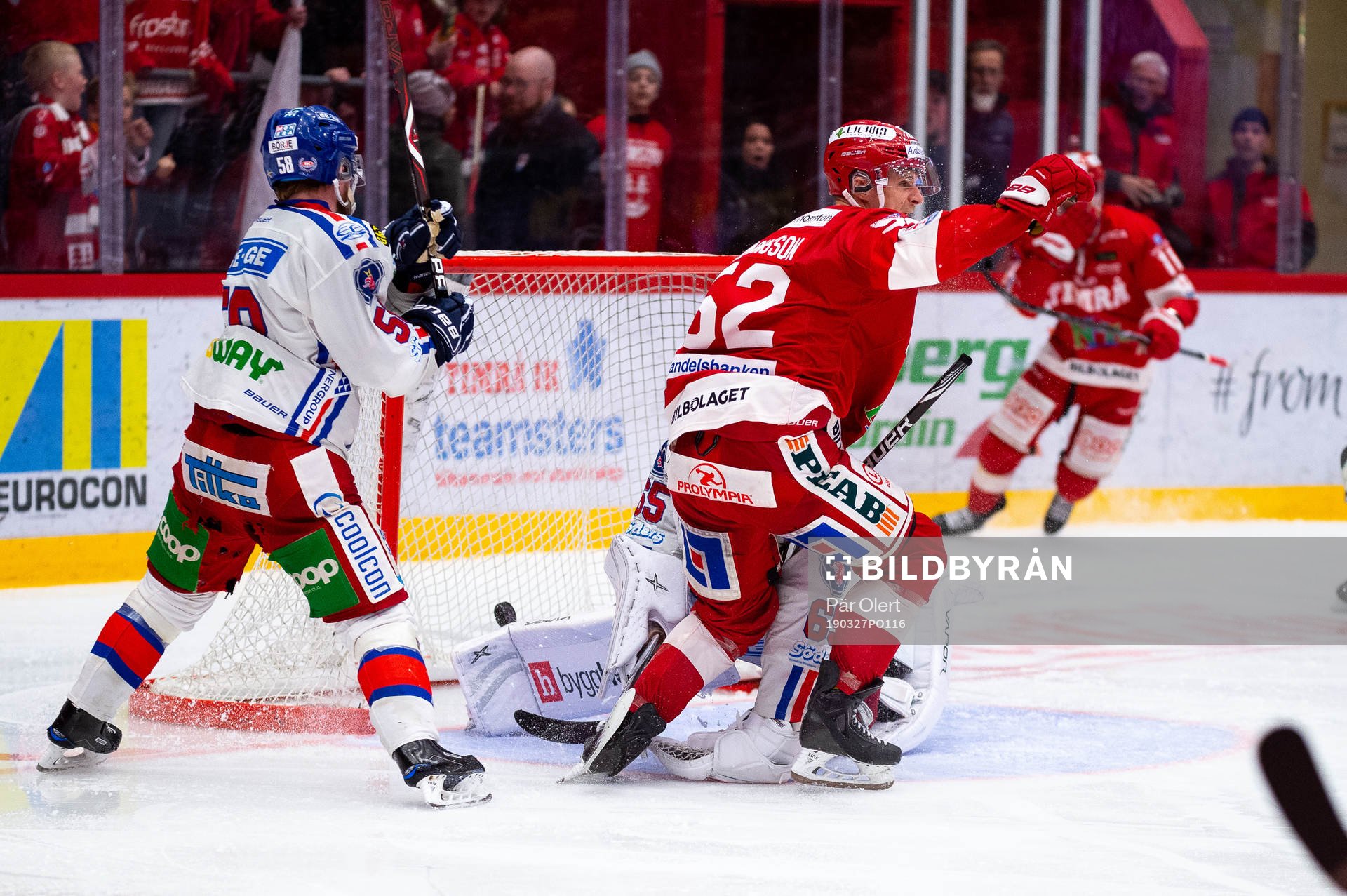 Timrås Johannes Salmonsson gör det det matchavgörande 5-4