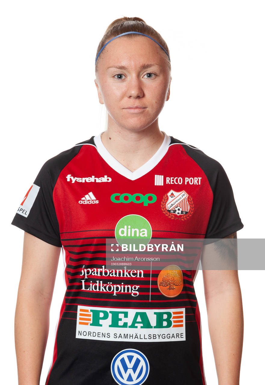 Lidköpings Linnea Prámbrant poserar för ett porträtt den 28 mars 2019 i Lidköping.