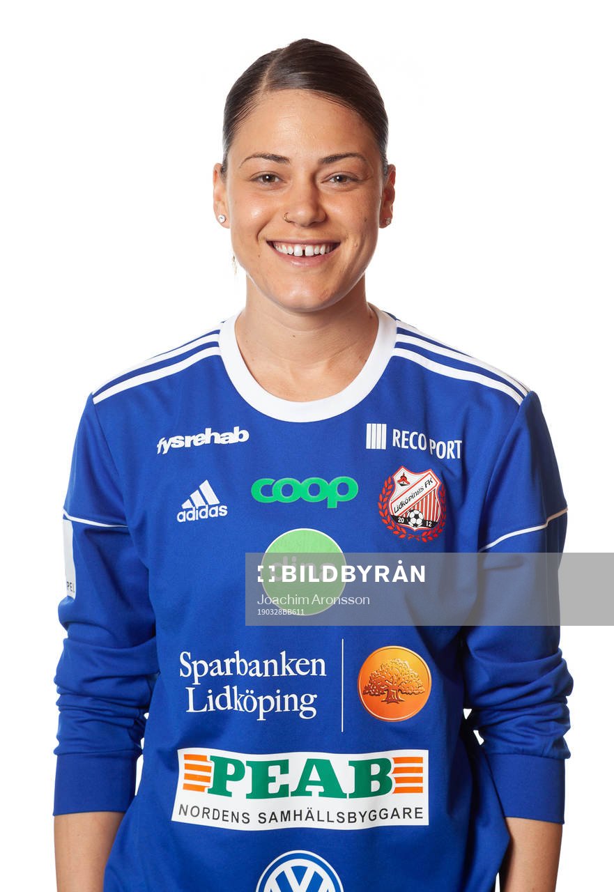 Lidköpings målvakt Gabriella Batmani