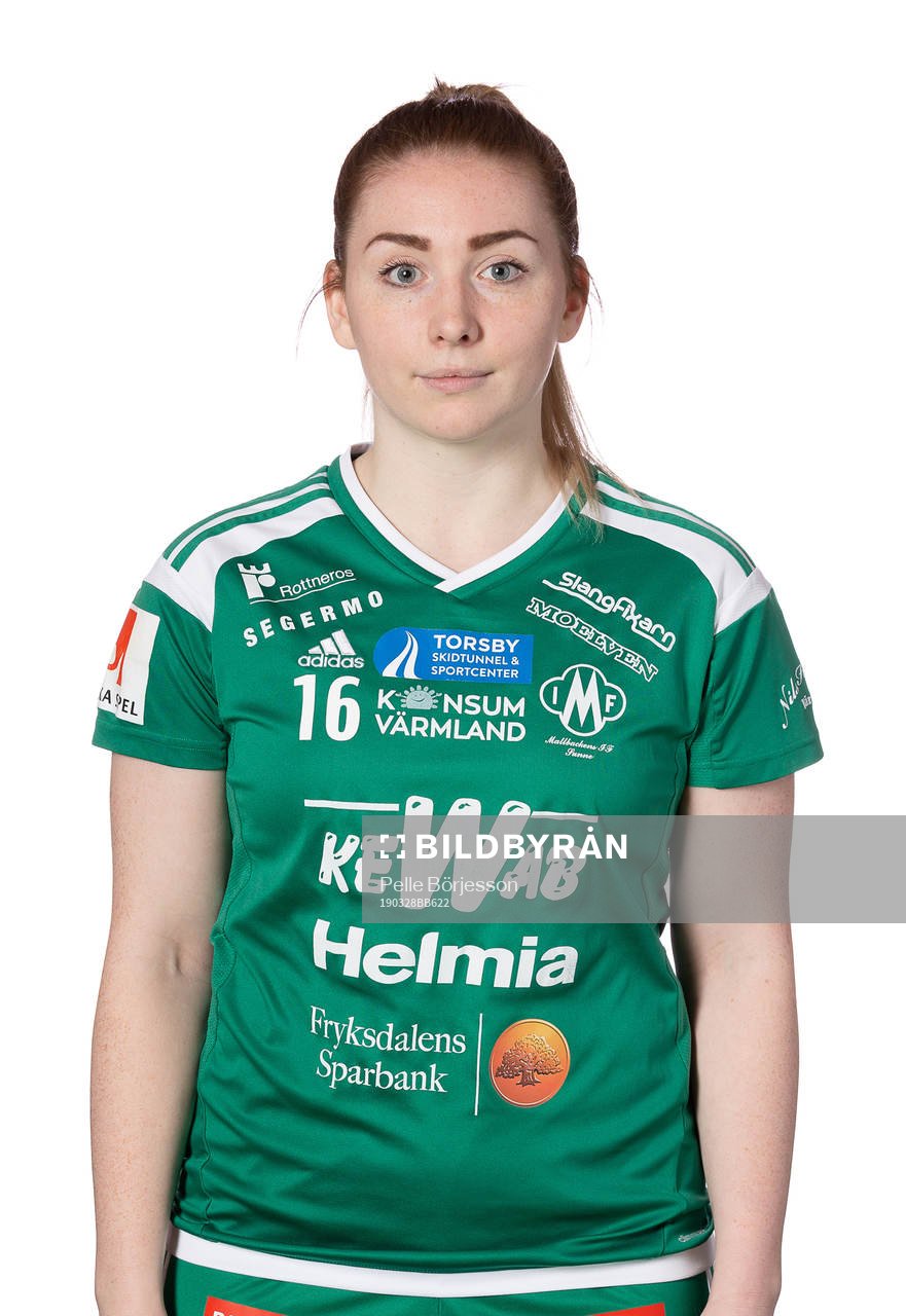 Mallbackens Rebecca Johnsson poserar för ett porträtt den 28 mars 2019 i Lysvik.