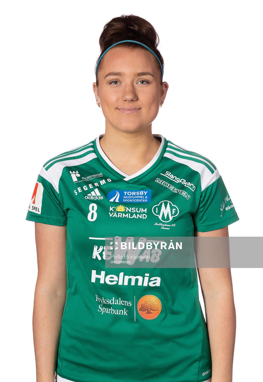 Mallbackens Nathalie Hallquist poserar för ett porträtt den 28 mars 2019 i Lysvik.