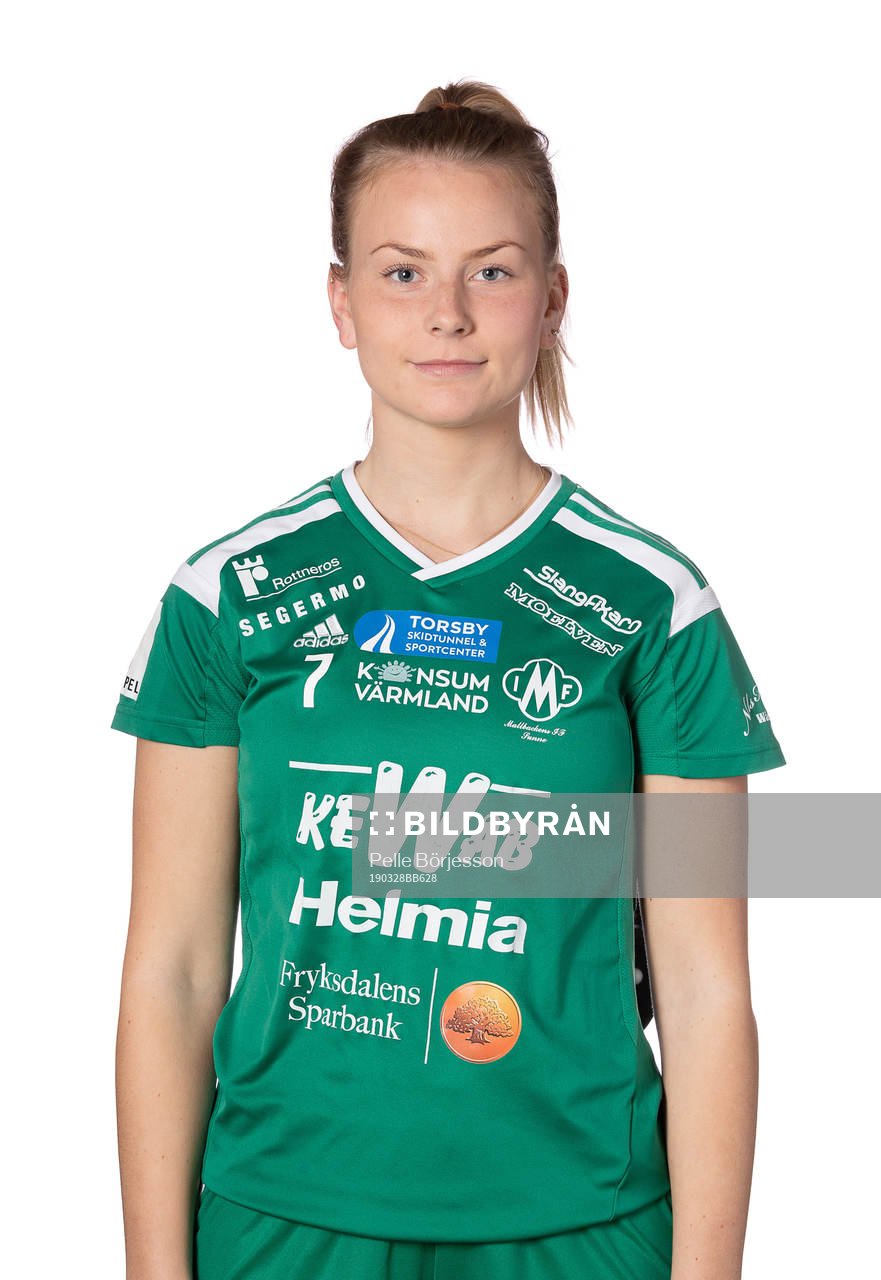 Mallbackens Hedvig Pettersson poserar för ett porträtt den 28 mars 2019 i Lysvik.