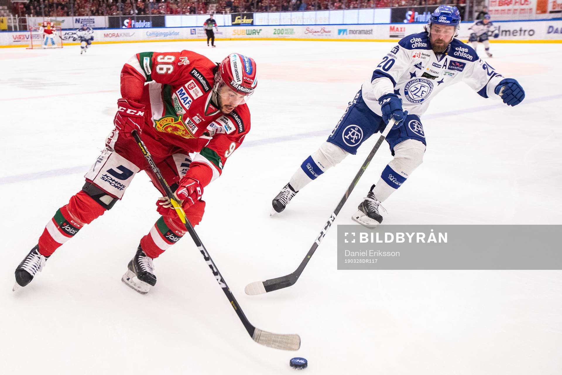 Moras Niki Petti och Leksands Mattias Karlsson