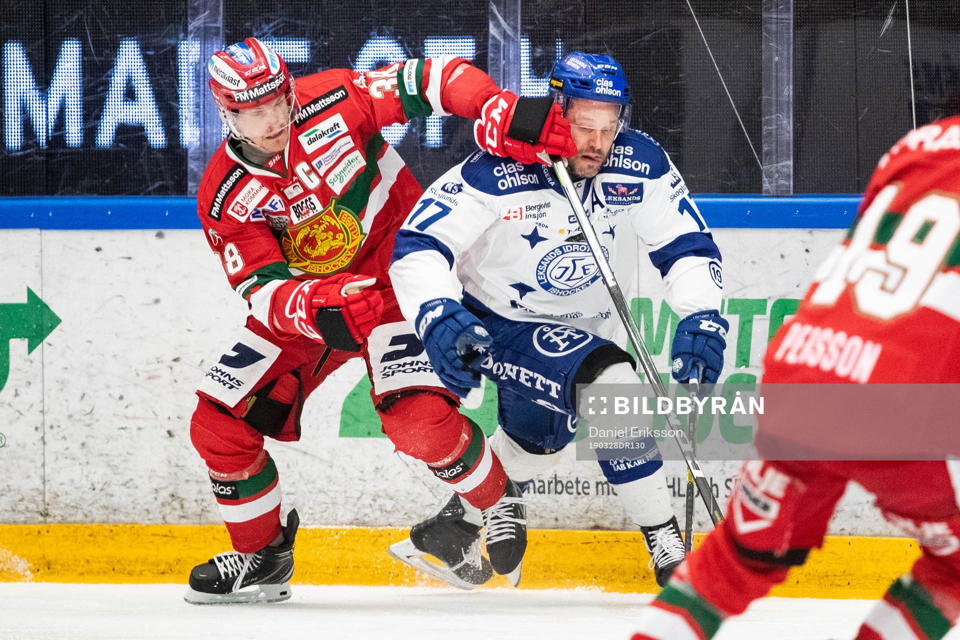 Moras Adam Massuhr och Leksands Jesper Ollas