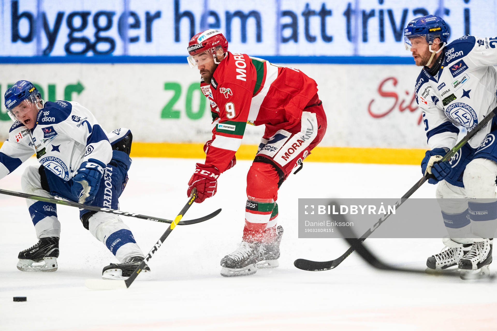 Leksands Lucas Nordsäter och Linus Persson och Moras