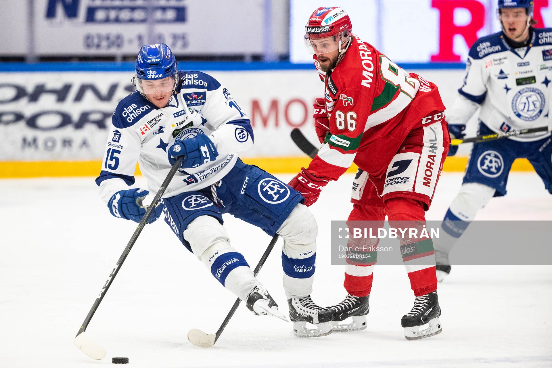 Leksands Johan Porsberger och Moras Mathias Bromé