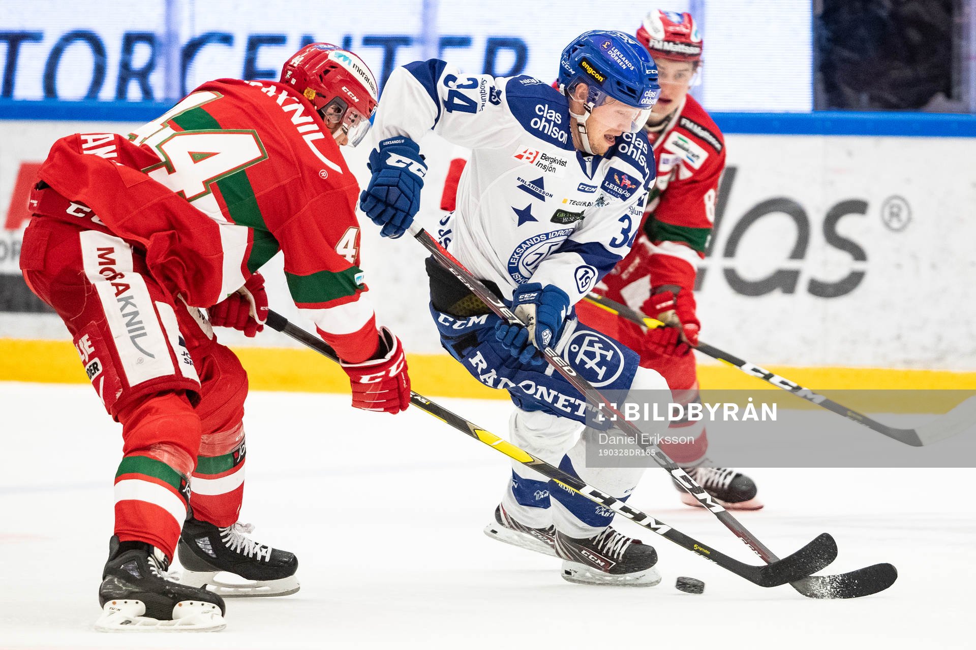 Moras Matej Stransky och Leksands Lukas Enqvist
