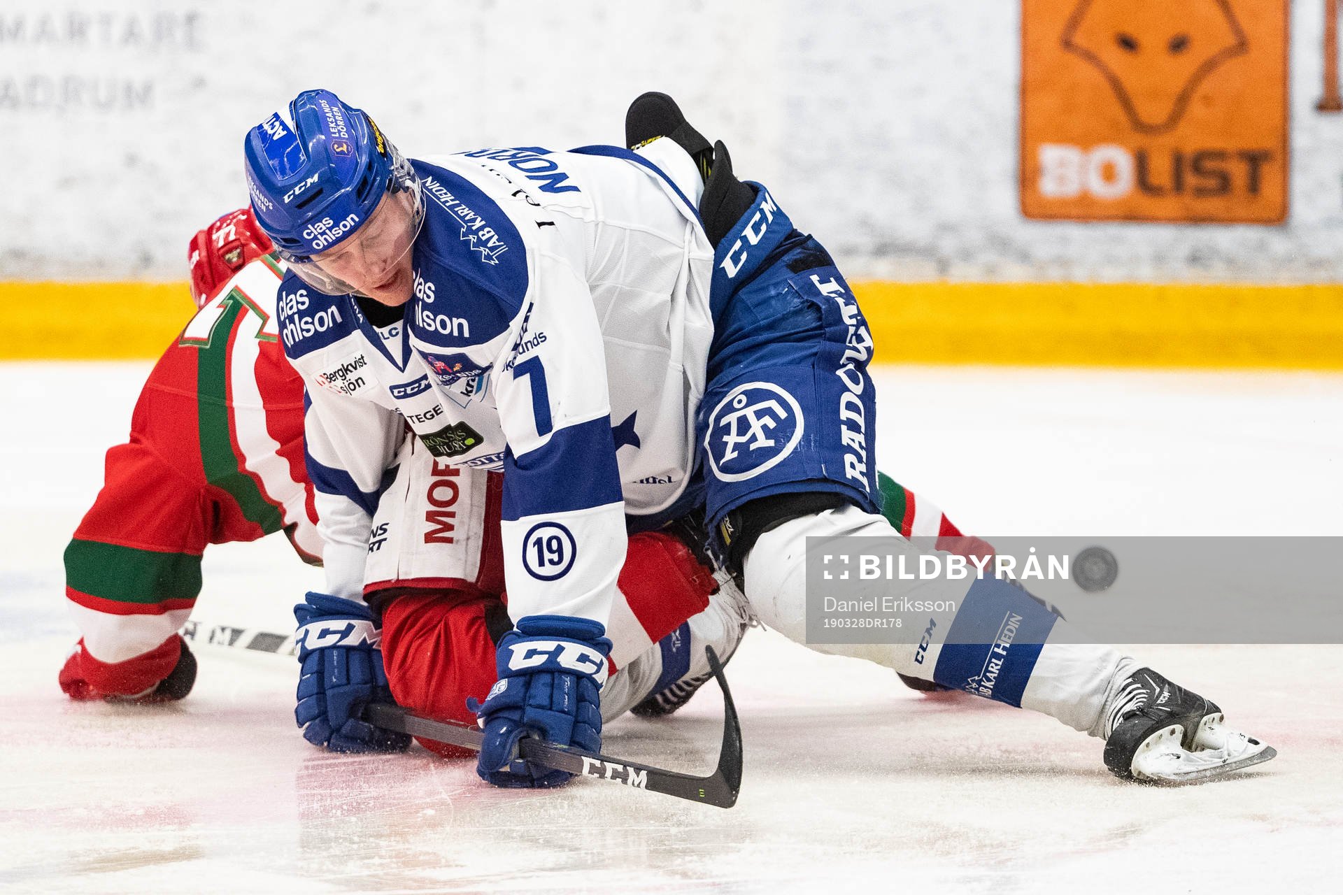Moras Michael Keränen och Leksands Lucas Nordsäter