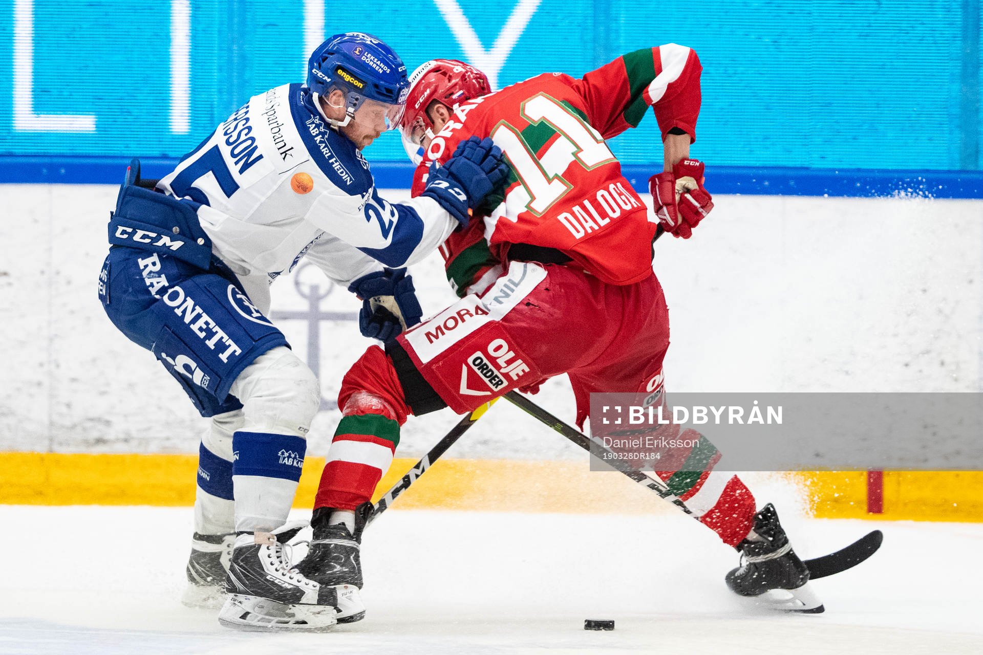 Leksands Linus Persson och Moras Marek Daloga