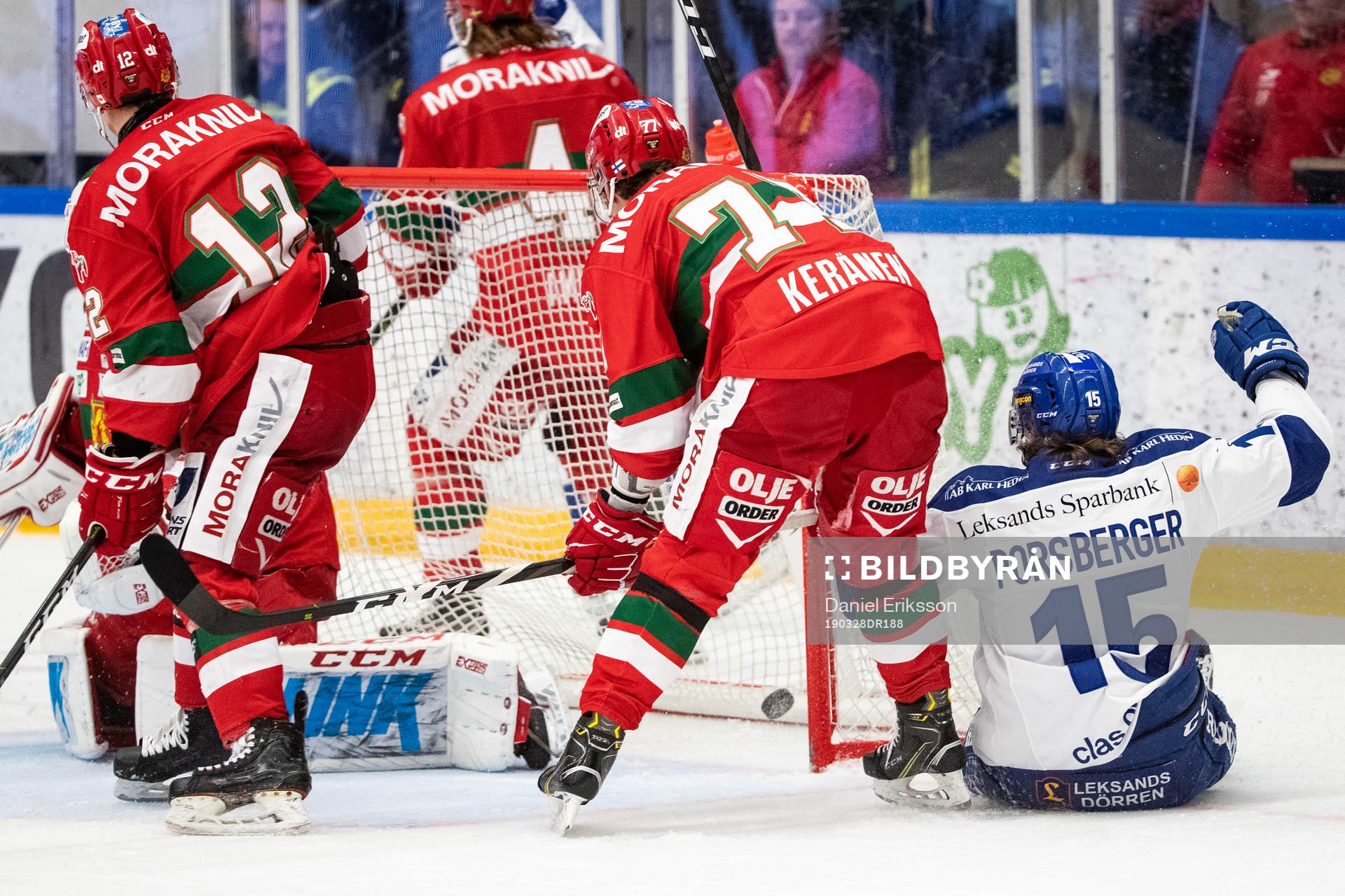 Leksands Johan Porsberger jublar
