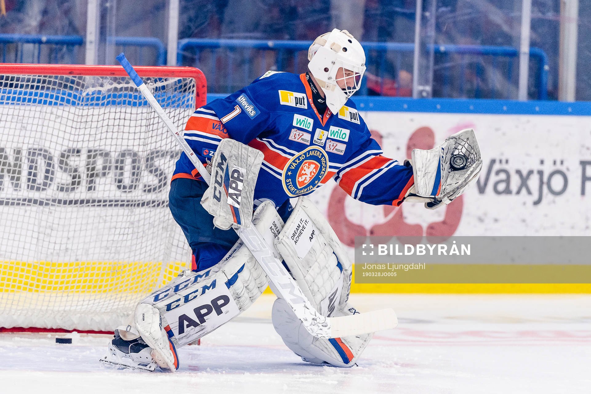 Växjös målvakt Jesper Eliasson