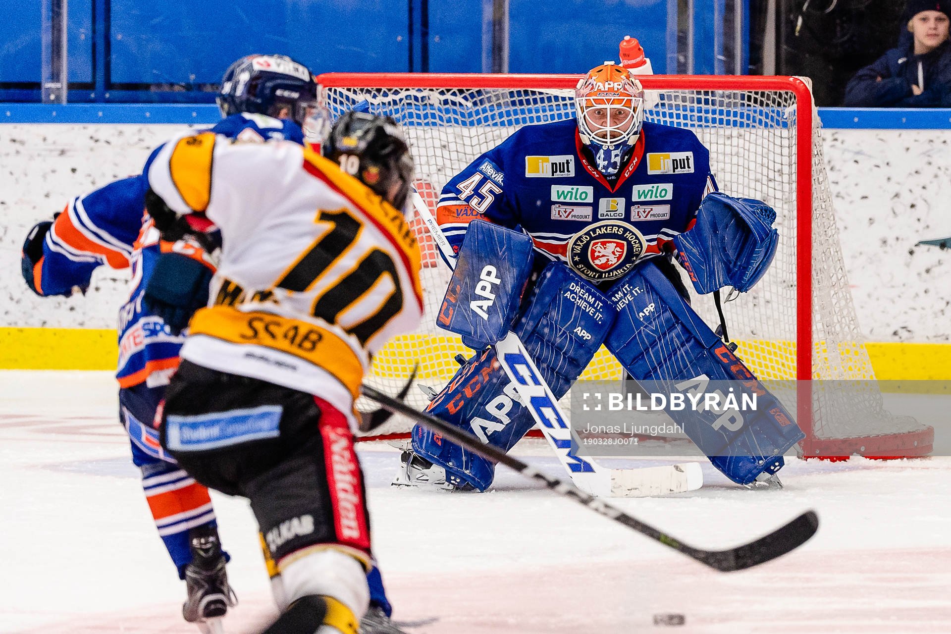 Växjös målvakt Viktor Andrén