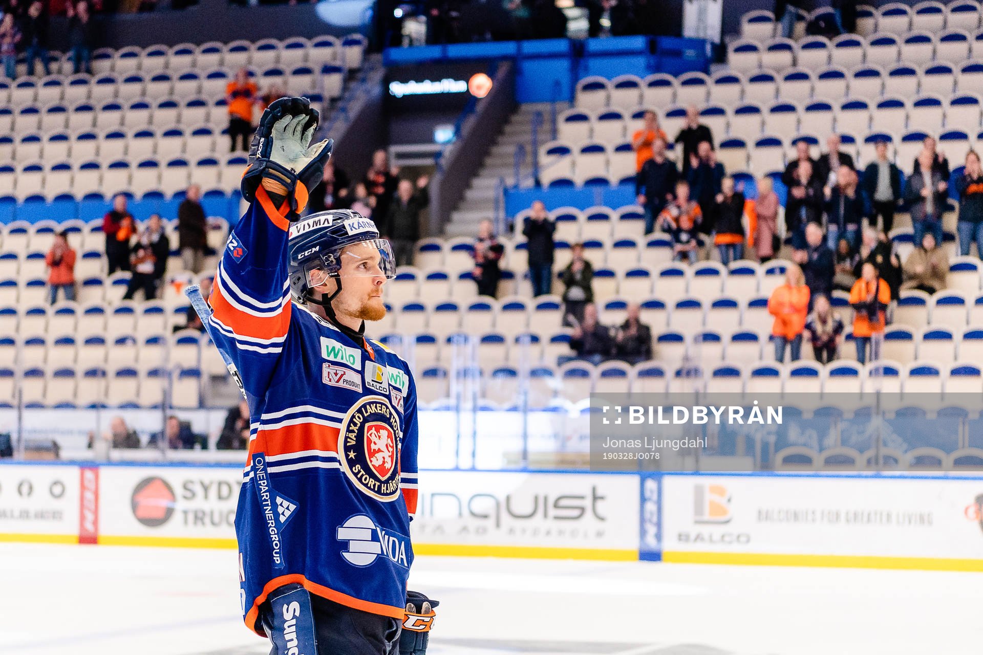 Växjös Brendan Shinnimin jublar