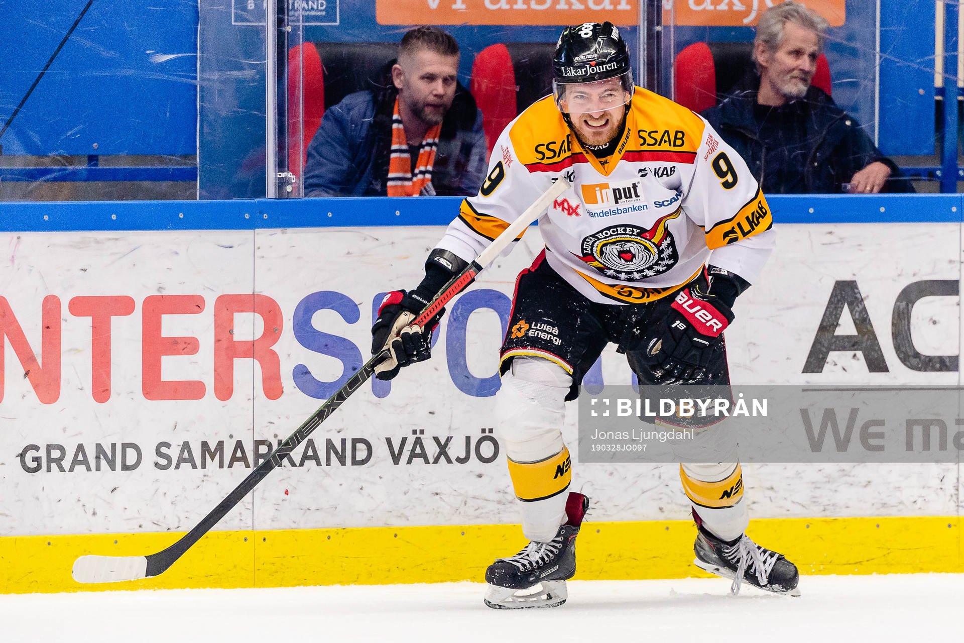 Luleås Johan Forsberg har ont