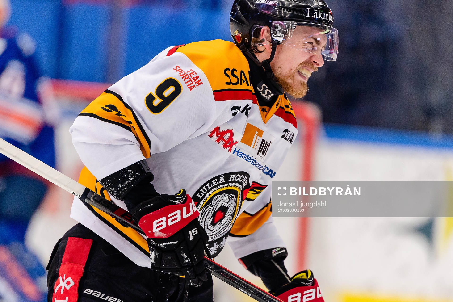 Luleås Johan Forsberg har ont