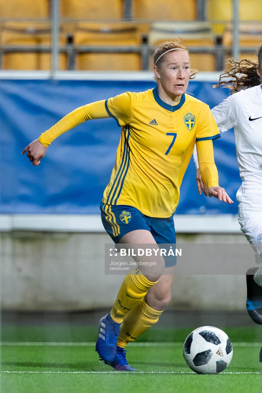 Sveriges Tilde Johansson och Slovakiens Tereza Mrockova