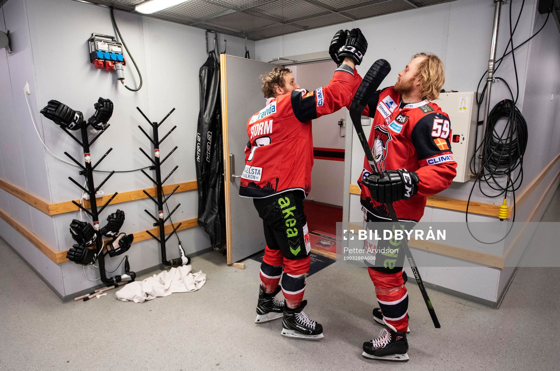 Malmö Redhawks Frederik Storm och Anton Mylläri