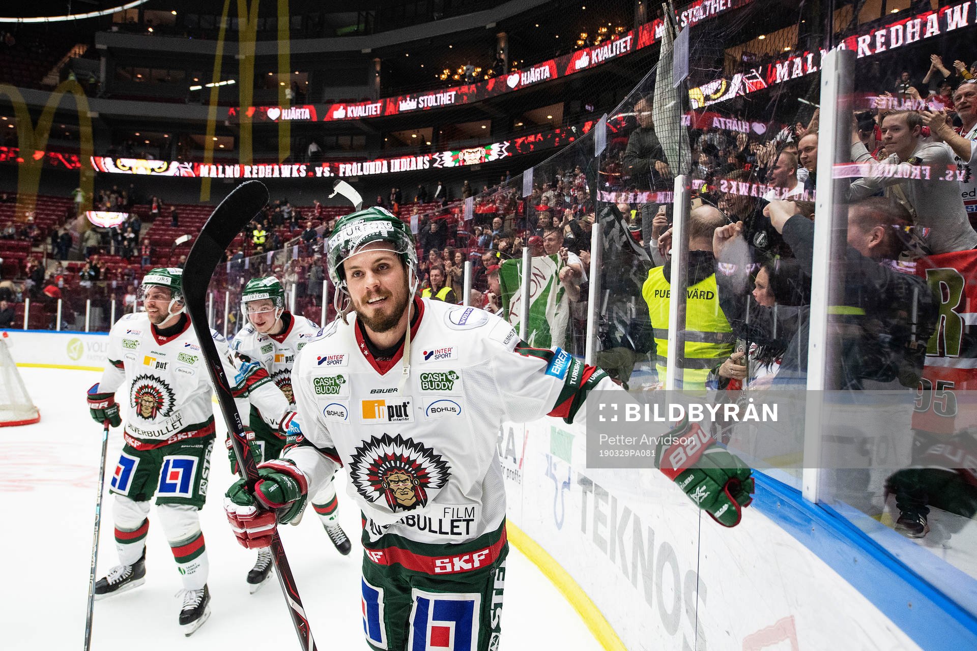 Frölundas Sebastian Stålberg jublar