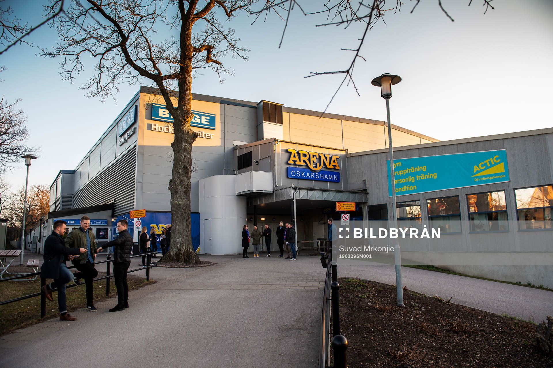 Exteriör av Be-Ge Hockeycenter